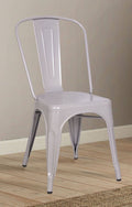 Silver Side Chair Set of 2 F21337