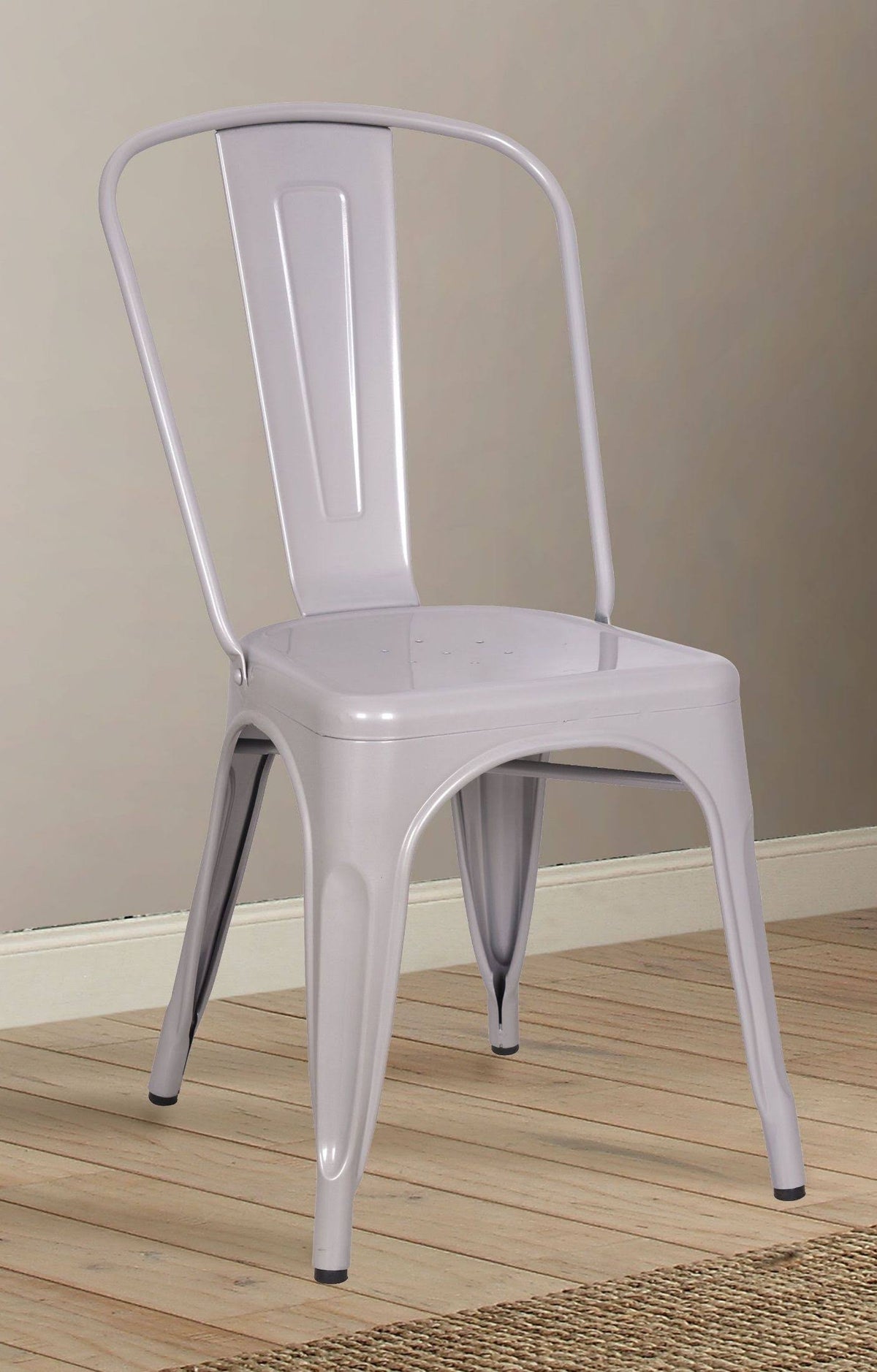 Silver Side Chair Set of 2 F21337