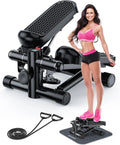 Stair Stepper with Resistance Bands and Digital Monitor N18802