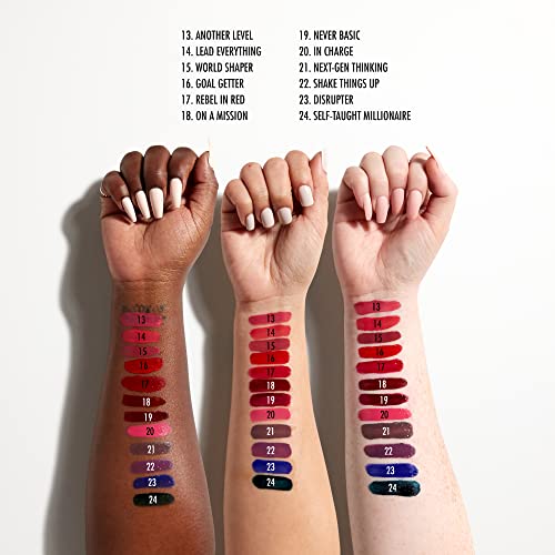 Long-Lasting Liquid Lipstick with Clear Lip Gloss - Rebel In Red (Warm Red) M886369