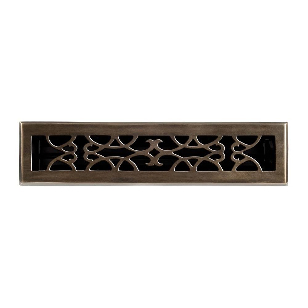 Victorian Antique Brass Solid Cast Brass Floor Register P448703