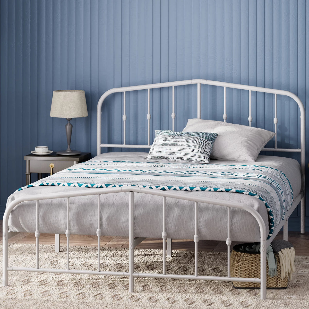 White King Metal Platform Bed Frame H980