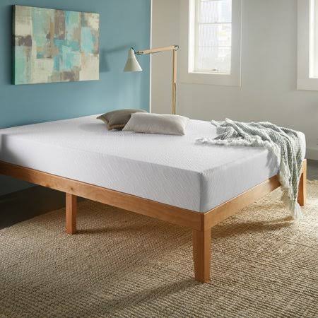 10 in. Supportive Memory Foam Bed, Queen Size H550