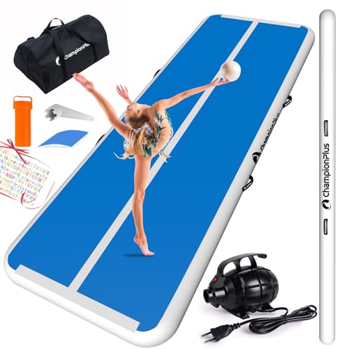 Inflatable Air Tumbling Mat 4/8 inches Thickness 10ft with Electric Air Pump Y5905