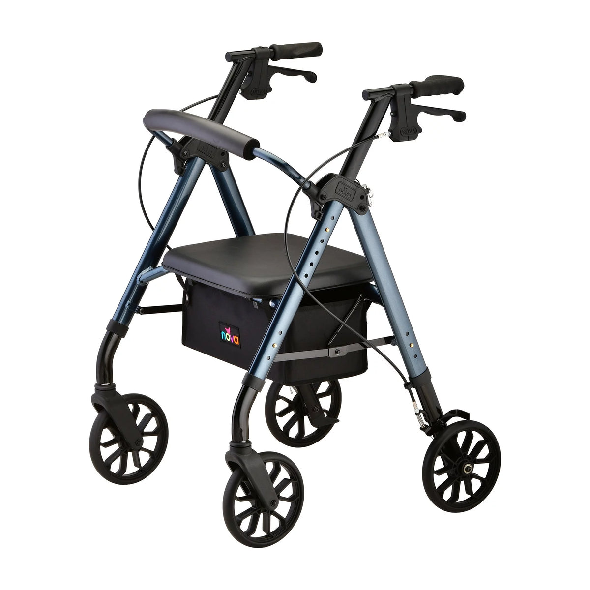 8 Inch Wheel Aluminum Rollator E59269