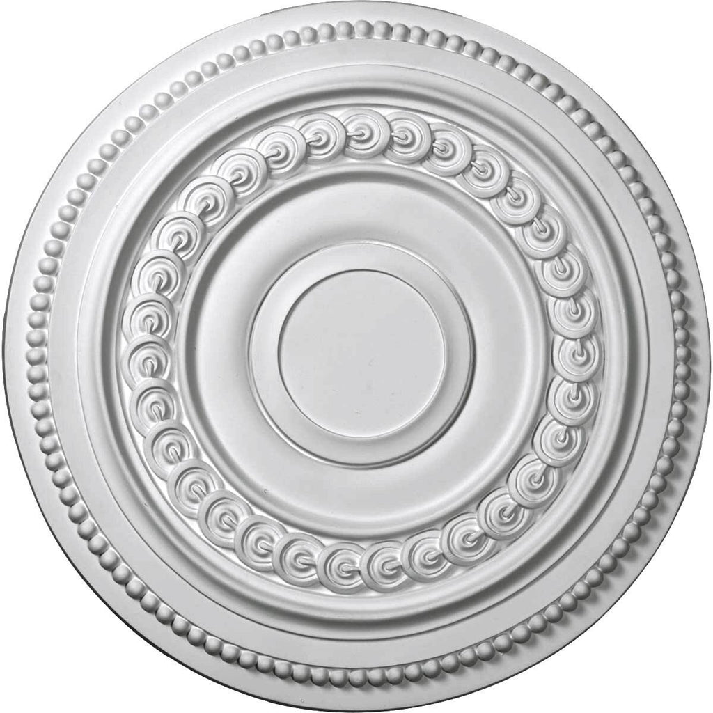 Hand-Painted Bronze Blue Patina Ceiling Medallion N6743