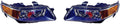 Acura TSX Headlight Assembly 2006 2007 2008 Pair HID Replacement L491