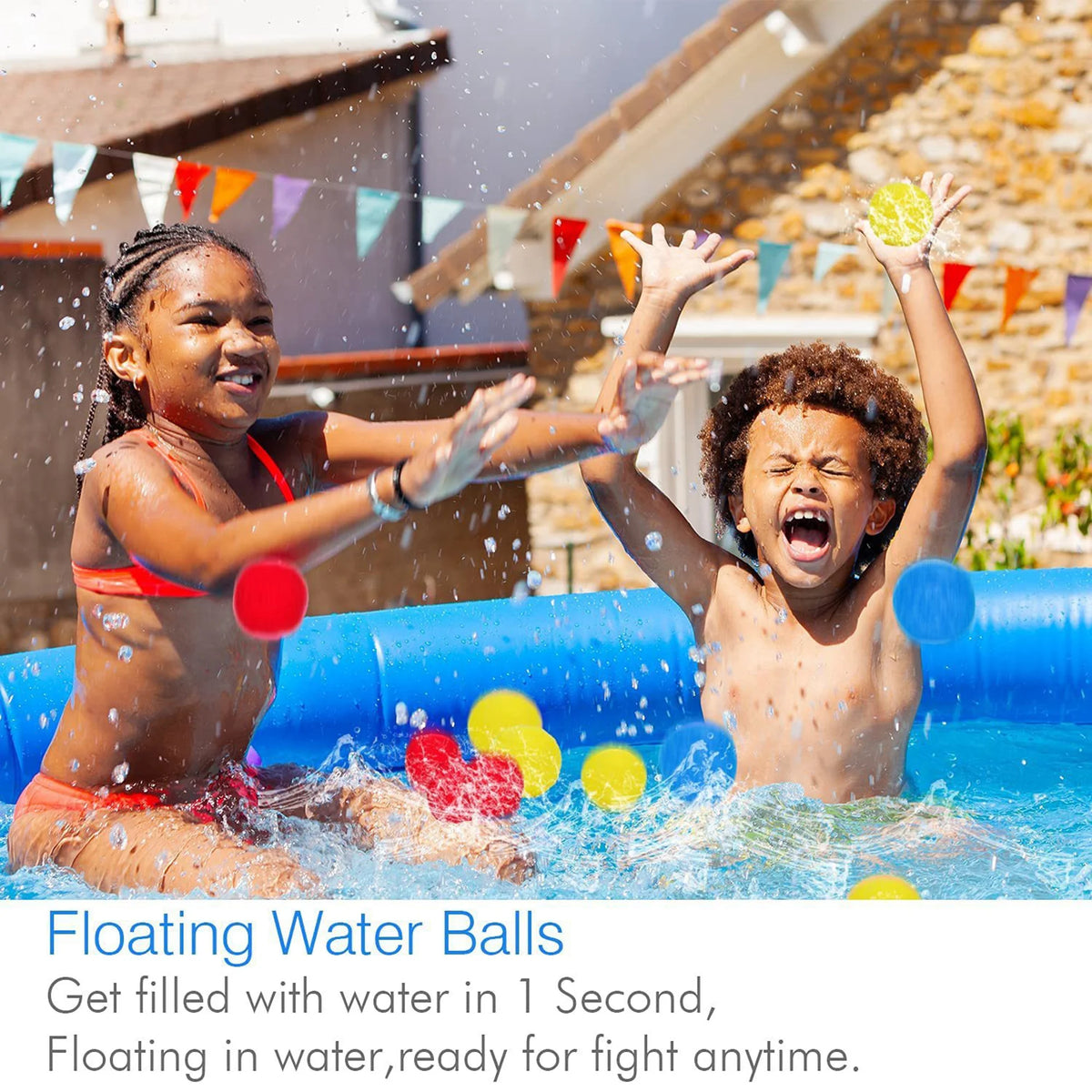 50 Count Reusable Cotton Water Balloons C14345