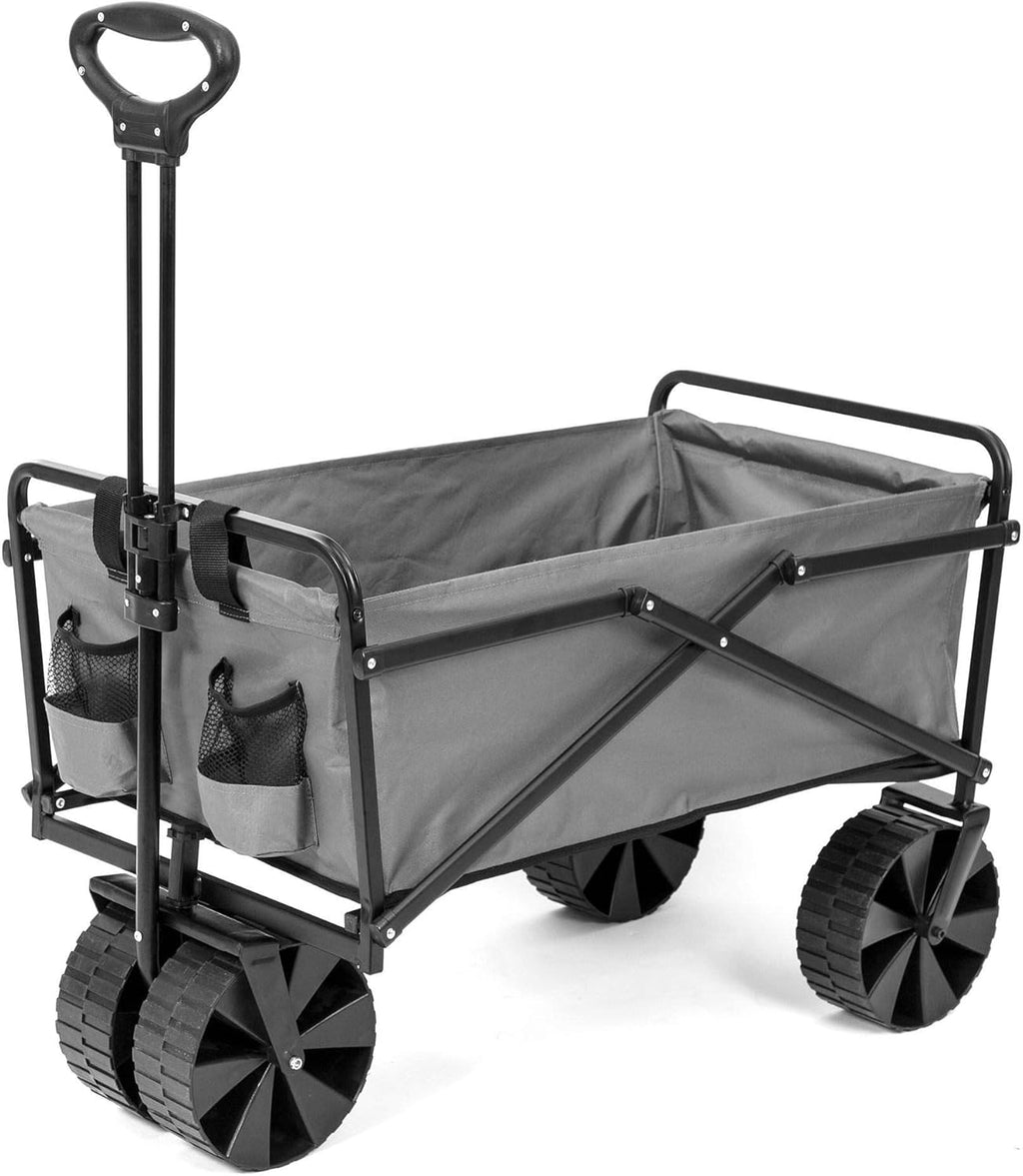 Green Collapsible Utility Beach Wagon Cart X7089