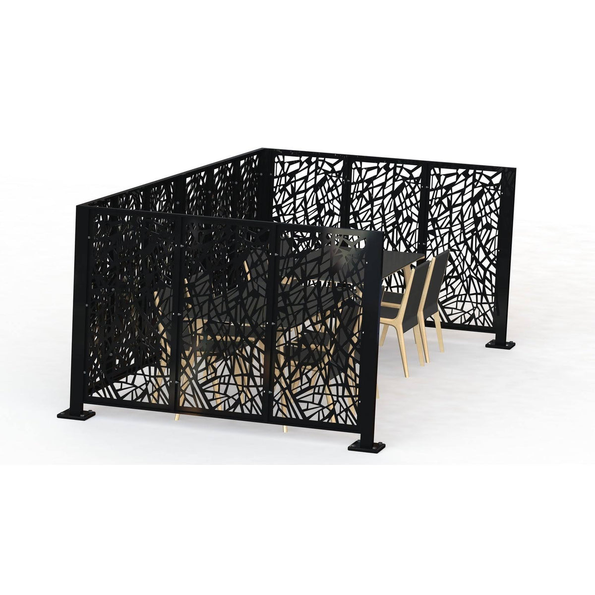 Metal Panel Room Partition X746339