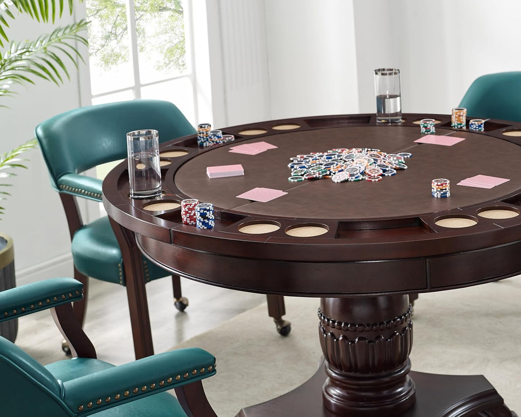 5 Piece Dining Table Set with 4 Captain's Chairs D9414