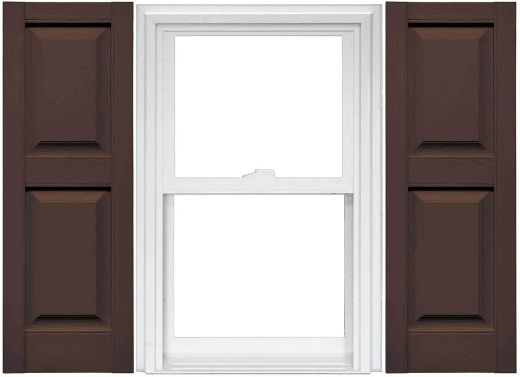 Raised Panel Vinyl Shutters 1 Pair 14.75 x 59 Classic Blue L203091