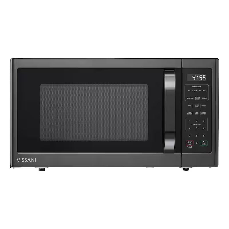 Black Stainless Steel 1,100 Watt Countertop Microwave R7074