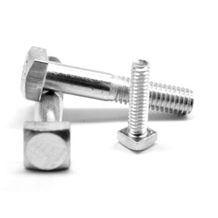 5/8 inch-11 x 7 inch A307 Grade A Square Head Machine Bolt Low Carbon Steel Zinc Plated Pk 10 Z583215