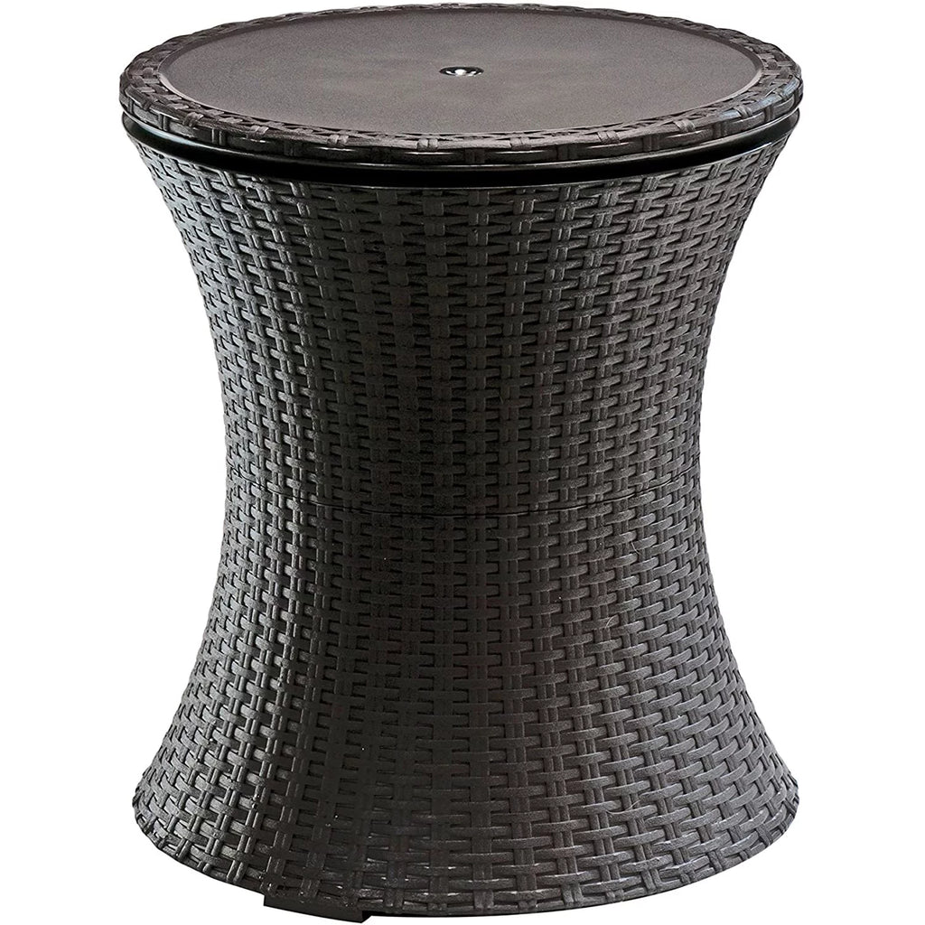 7.5 Gallon Resin Outdoor Beverage Cooler Table H5732
