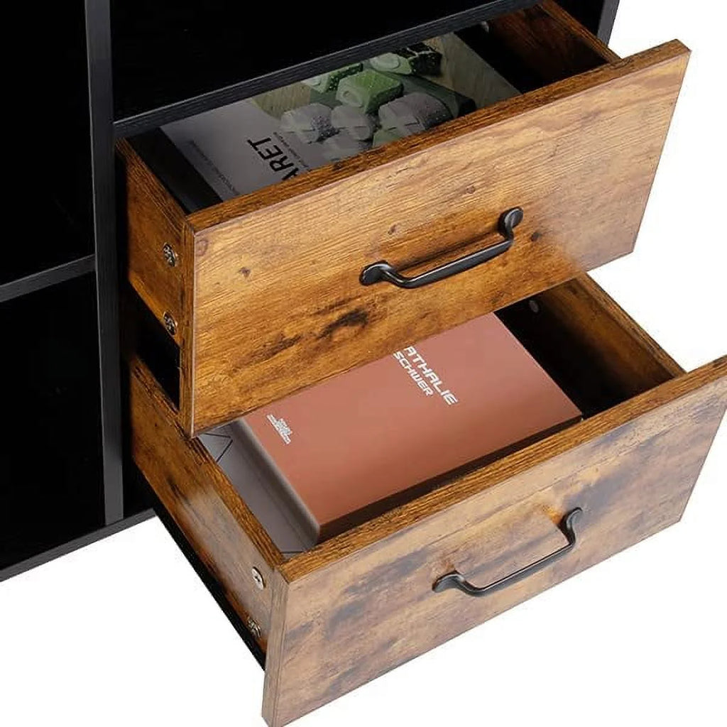 Cabinet with 1 Drawer 2 Doors 1 Open Shelves Free Standing Cupboard with 4 Legs O657477