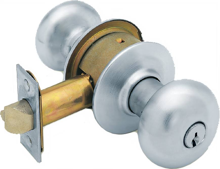 Classroom Door Knob Set Satin Chrome K599571
