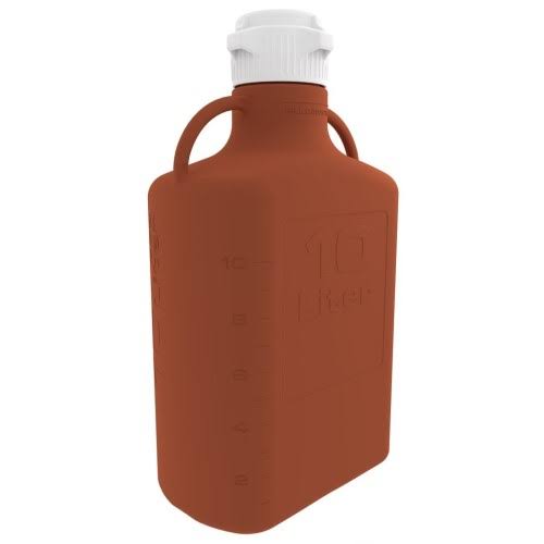10L Amber HDPE Carboy K7075