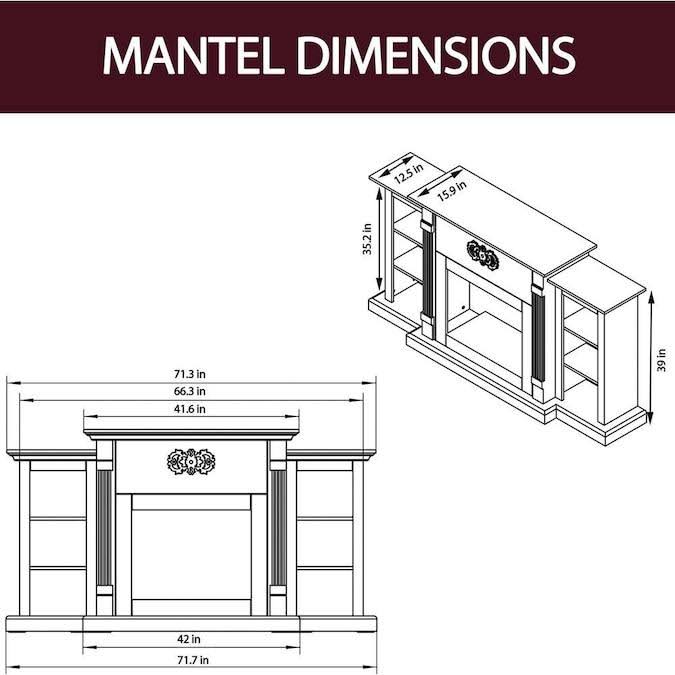 72 in. Electric Fireplace W2893