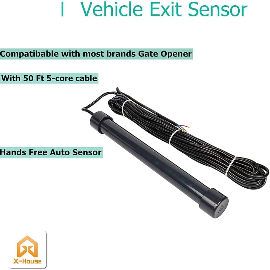 Wired Driveway Vehicle Sensor Kit Black J892