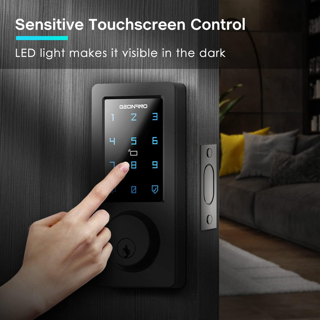 Smart Deadbolt Lock with Bluetooth App and Keypad I58150
