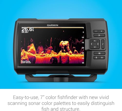 7-inch Color Fishfinder and Sonar Transducer D281