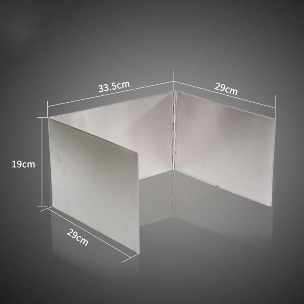 Foldable Gas Stove Windshield Outdoor Camping Wind Screen T6152