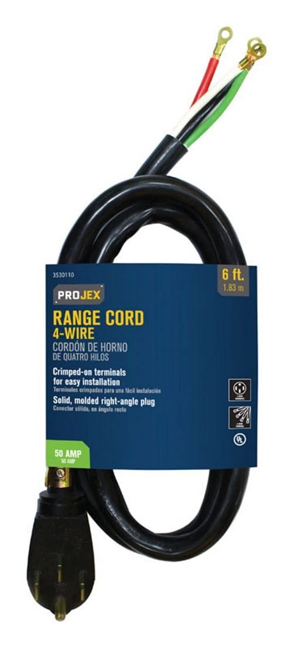 6 ft. Range Cord - Black E119330