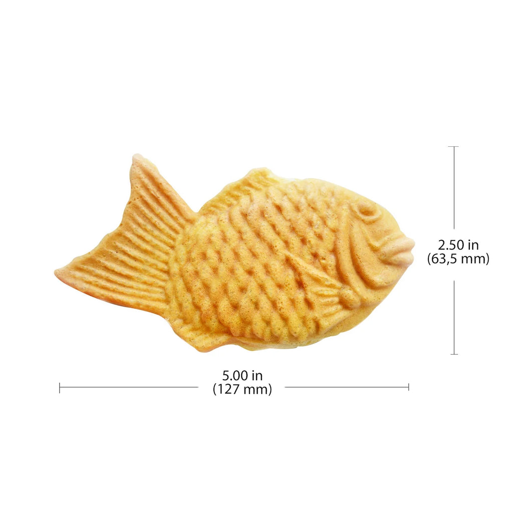 6 Fish Shaped Waffle Stainless Steel Taiyaki Maker A191852