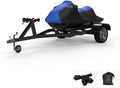 Blue / Black Jet Ski Cover with Trailer Straps and Storage Bag S238842