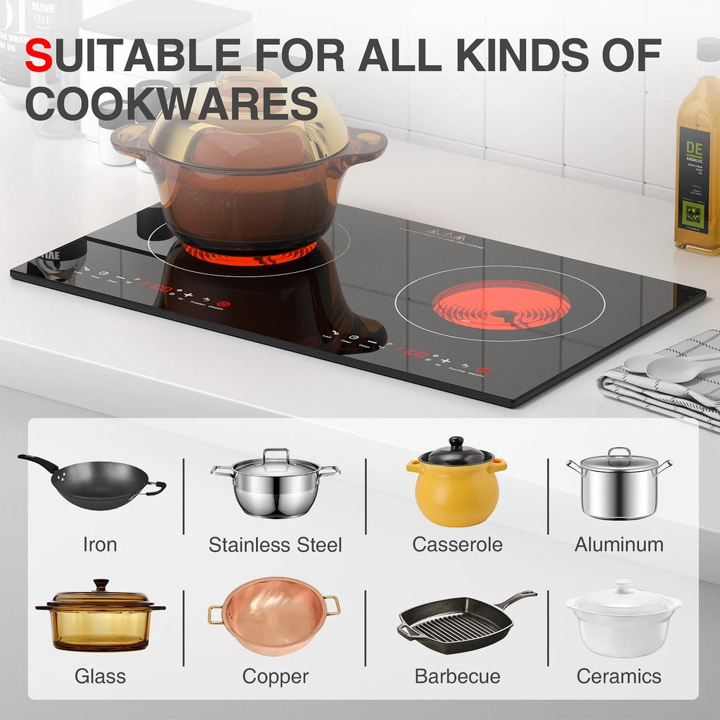 24 Inch 2400W Electric Ceramic Cooktop K2332