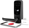 Smart Lock with WiFi, Bluetooth, Fingerprint and Touch Keypad, Satin Nickel Y612