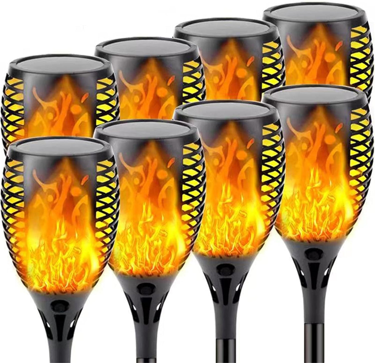 8 Pack Waterproof Solar Outdoor Lights V826408