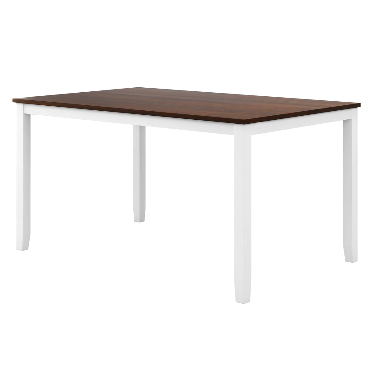 6-Piece Wooden Kitchen Table Set with 4 Chairs and Bench R114211