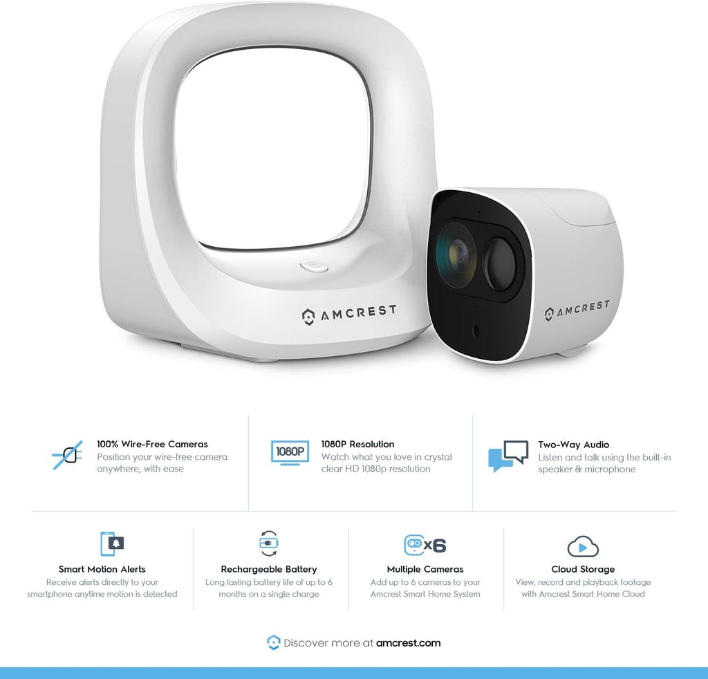 1080P Wireless Outdoor Security Camera System Z6107