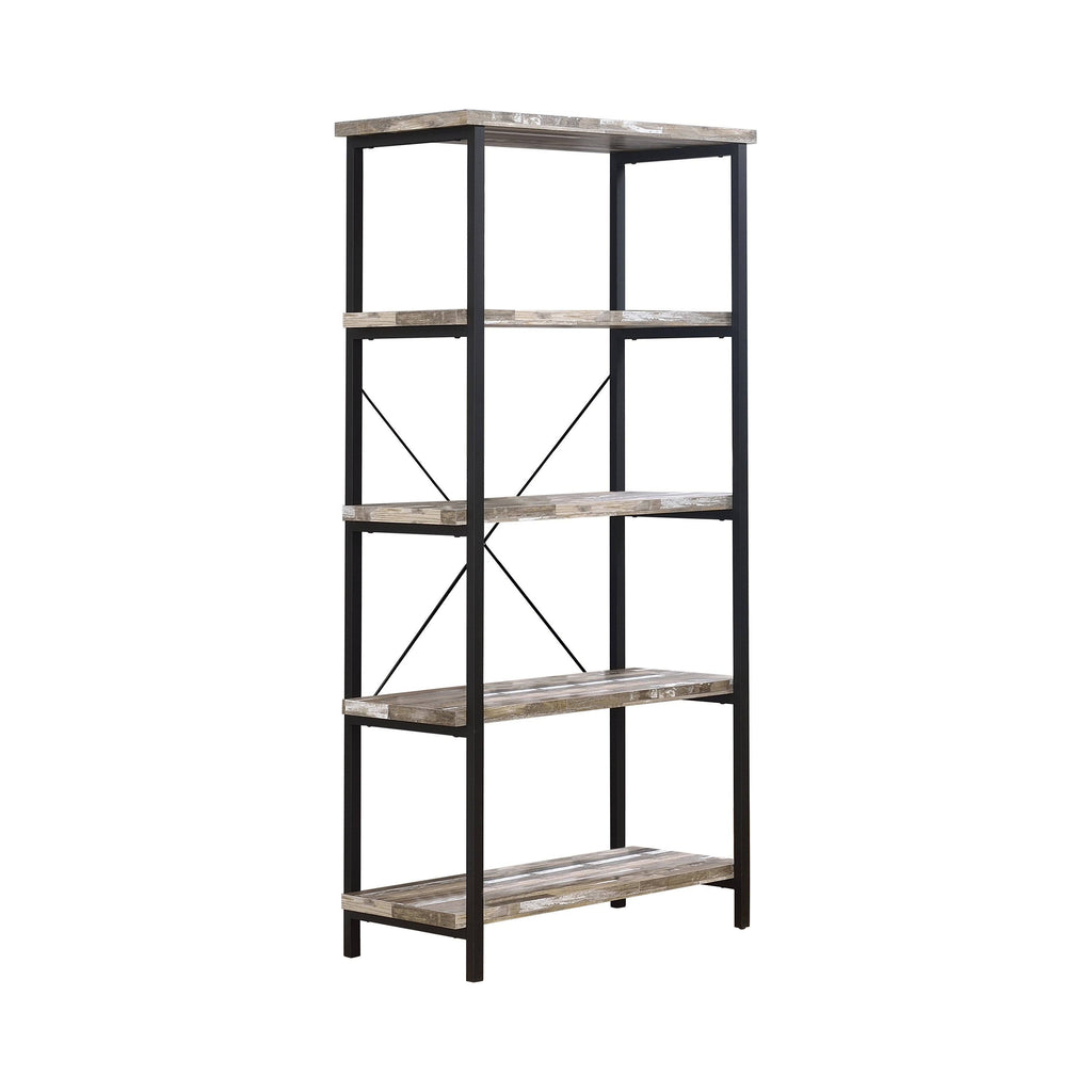 Salvaged Cabin 4-Shelf Bookcase M19443