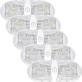 650 Lumens 12V LED Ceiling Dome Light with ON/Off Switch, Natural White 4000-4500K, Pack of 5 M194985
