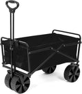 Green Collapsible Utility Beach Wagon Cart X7089