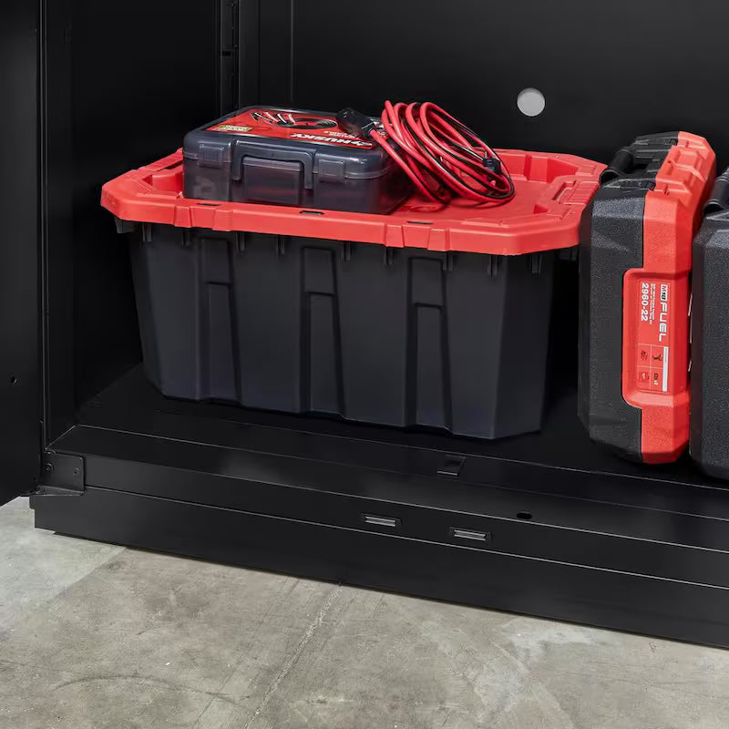 3-Piece Heavy Duty Welded Steel Garage Storage System in Black M996