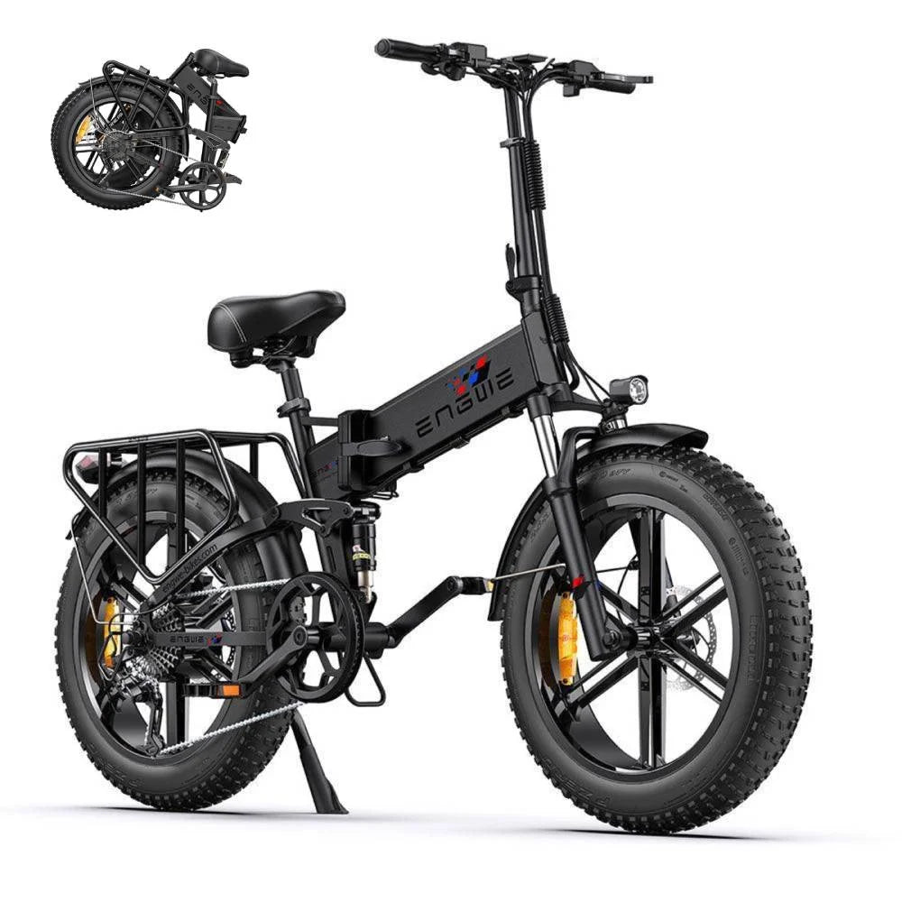750W 20" Fat Tire 8-Speed Folding Electric Bike Y981