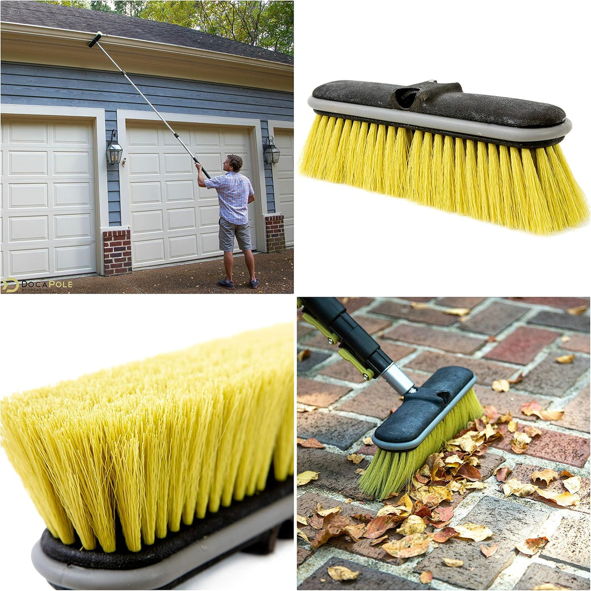 24 Foot High Reach Brush Kit with 6-24 Foot Extension Pole W469541