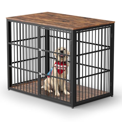 XL Wooden Dog Crate with 3 Doors H65137