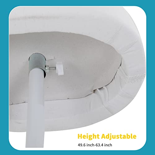 White Height Adjustable Dress Form K356