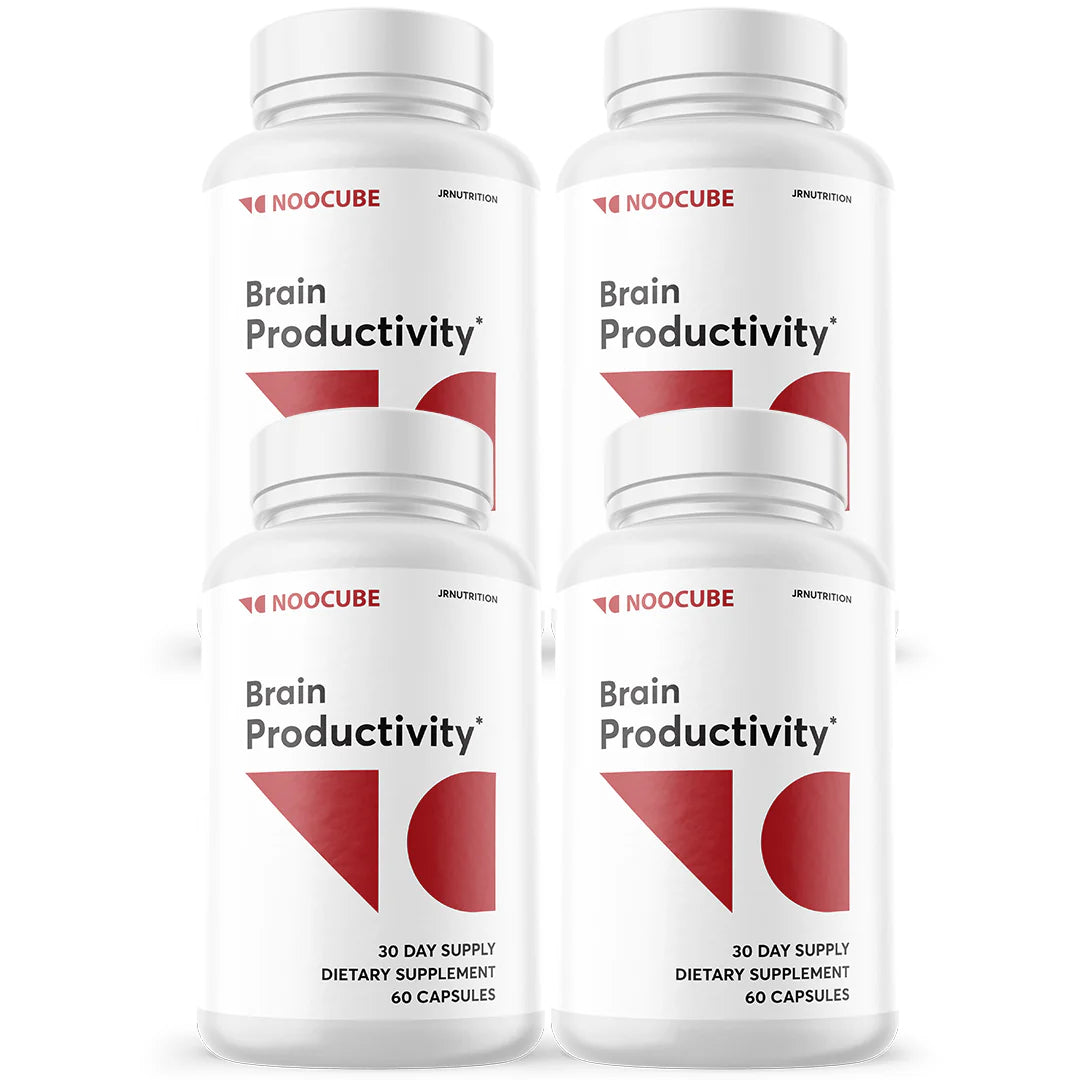 Brain Support Dietary Supplement 60 Capsules 4 Pack T86102