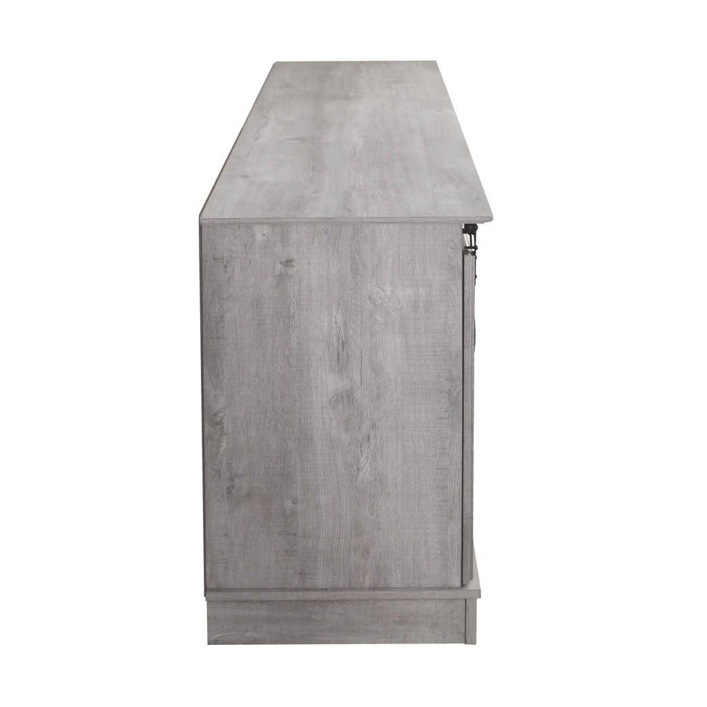 Wood Gray TV Stand Y220928
