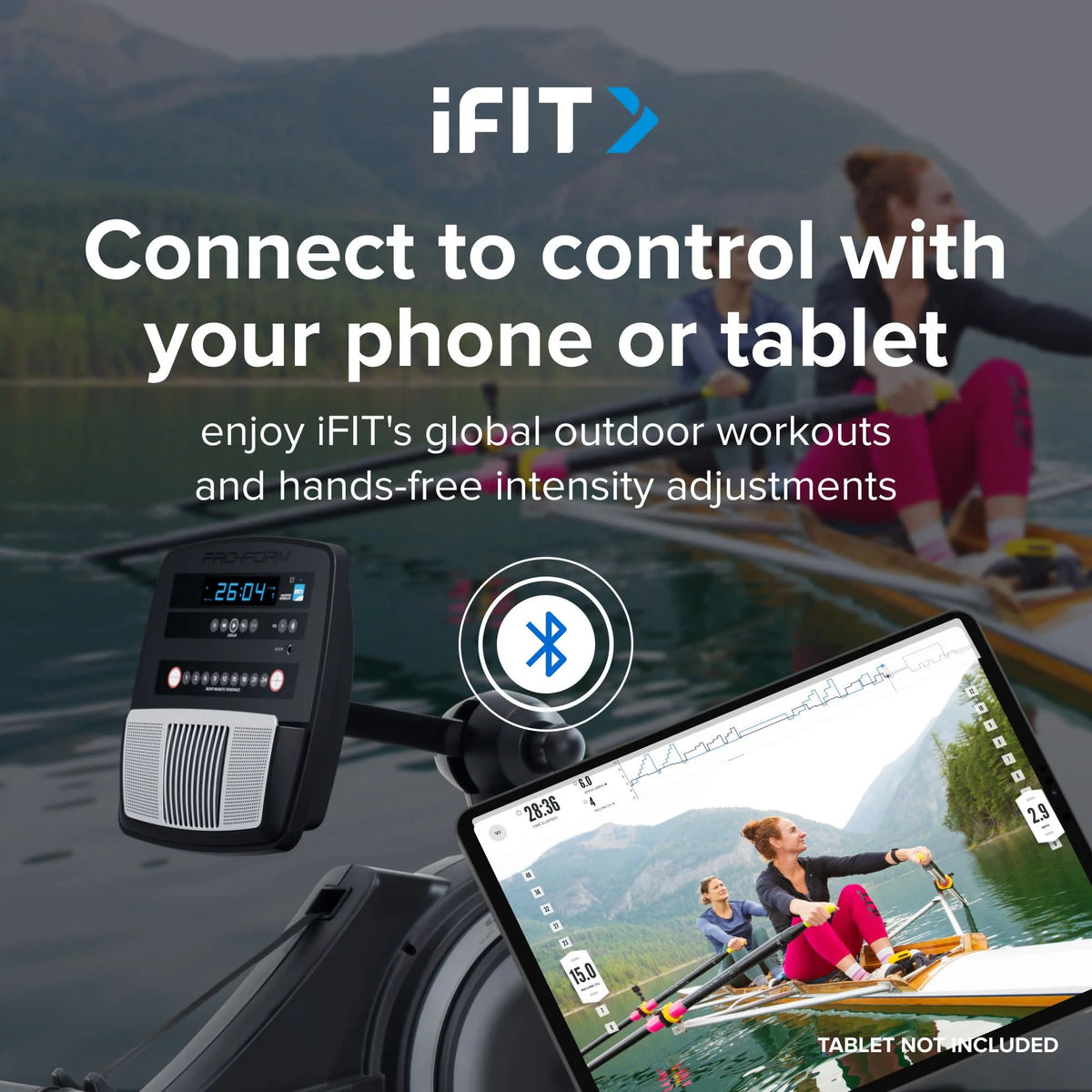 Rower with Display and Tablet Holder L994887