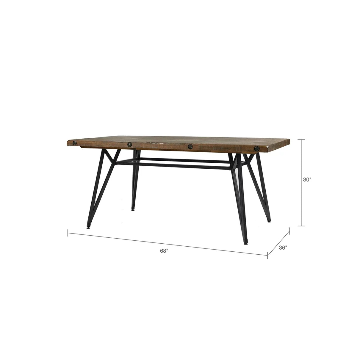 Reclaimed Brown Dining Table V315