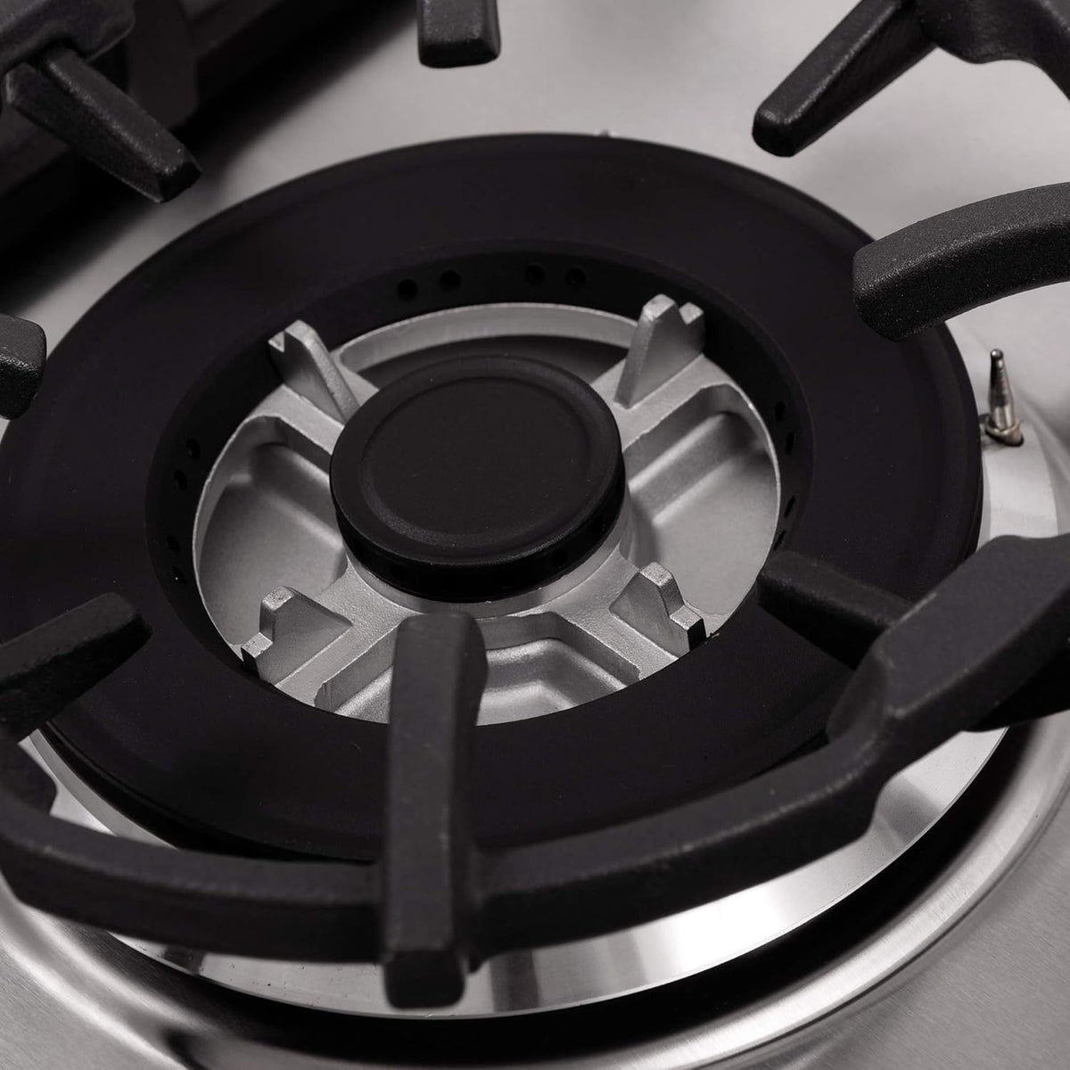 24 Gas Cooktop with 4 Sealed Burners Stainless Steel E689