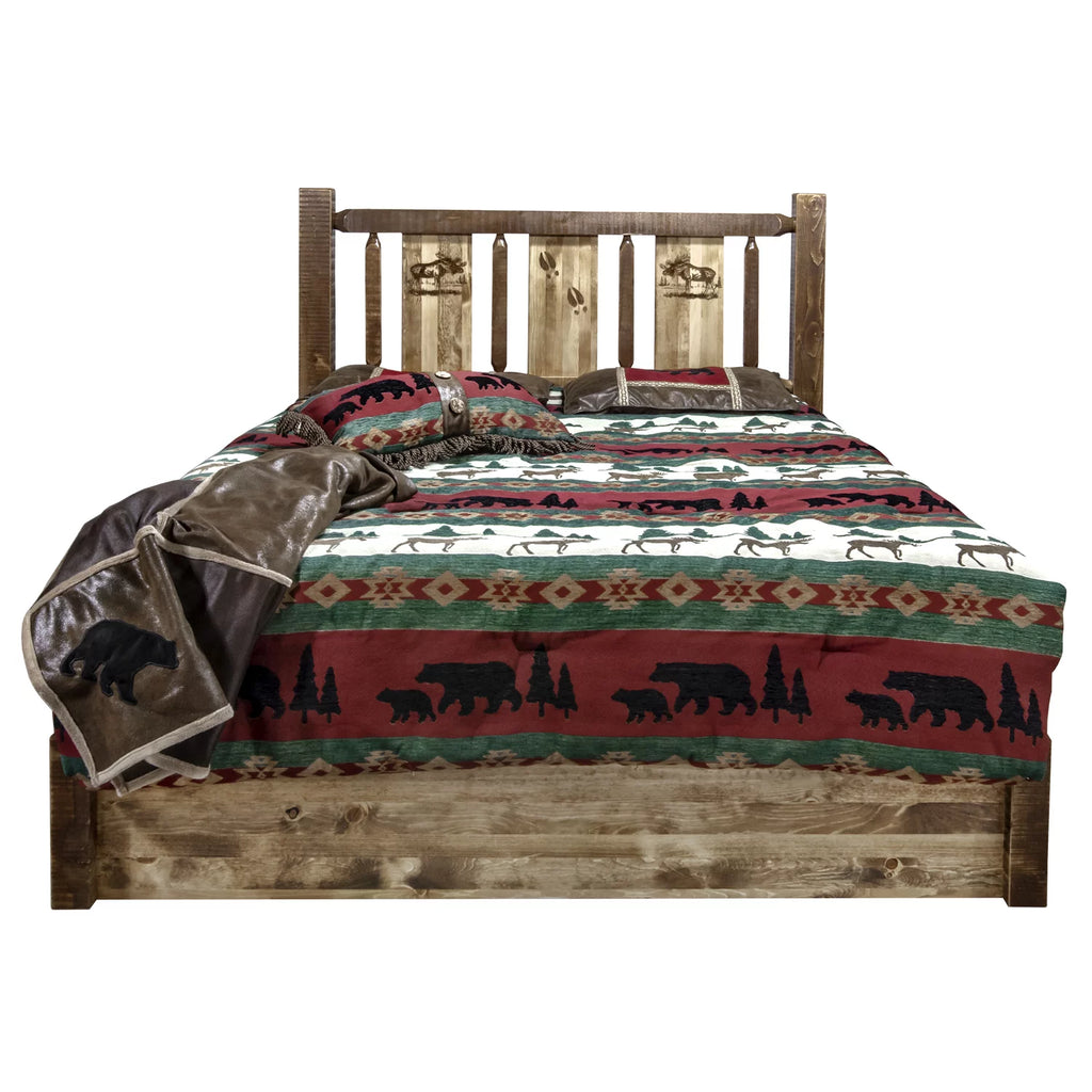California King Platform Bed with Storage U595172