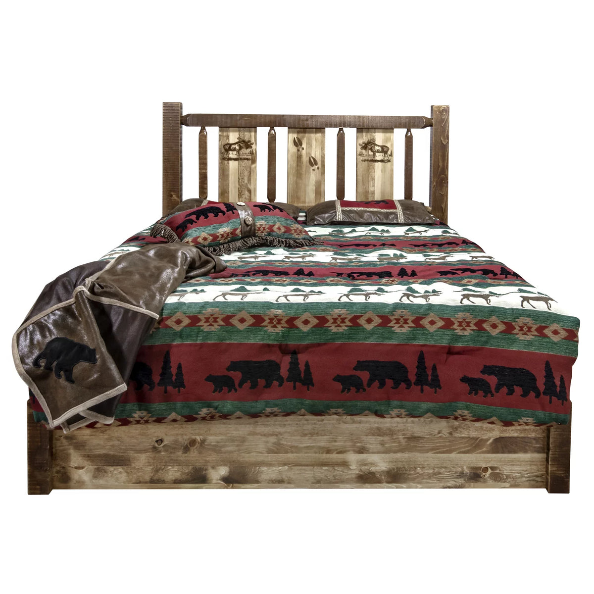 California King Platform Bed with Storage U595172